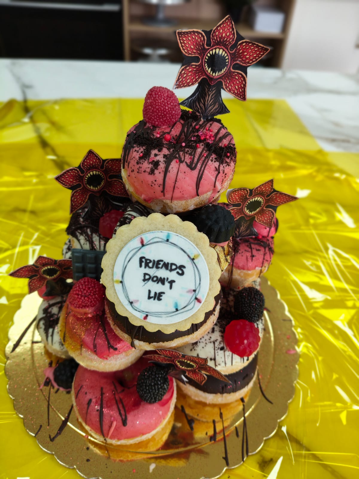Torre de donuts (15 unidades)